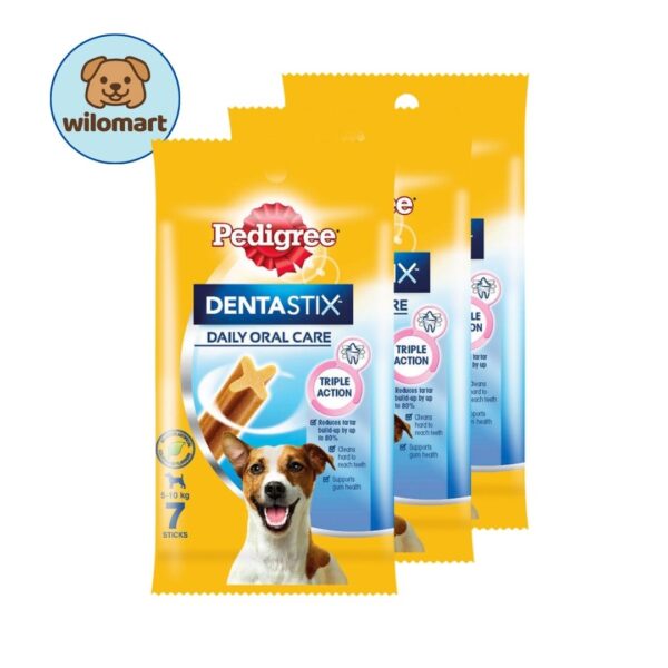 PEDIGREE Dentastix Dog Treats Adult Small Breed 7s 110g - Image 3