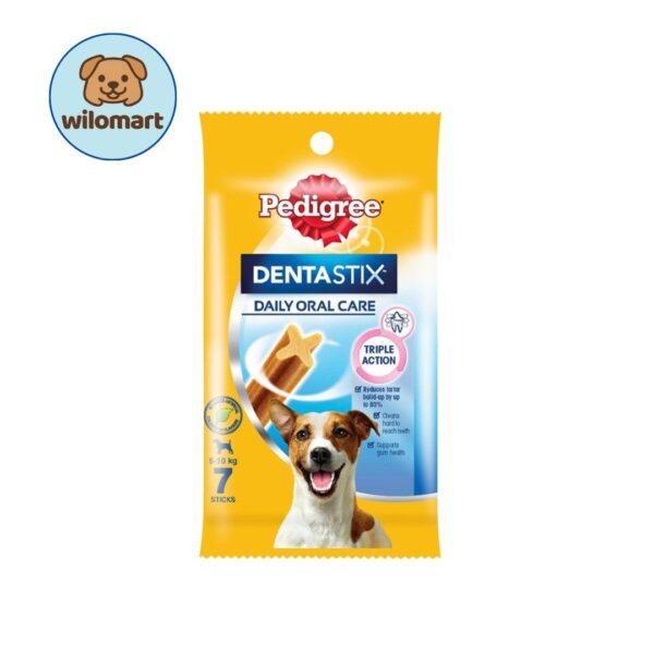 PEDIGREE Dentastix Dog Treats Adult Small Breed 7s 110g - Image 2