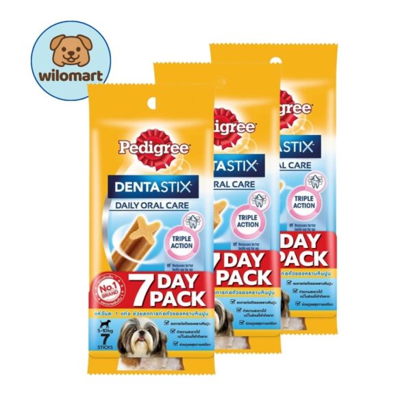 PEDIGREE Dentastix Dog Treats Adult Small Breed 7s 110g