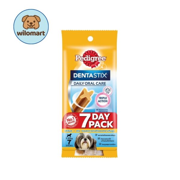 PEDIGREE Dentastix Dog Treats Adult Small Breed 7s 110g - Image 4